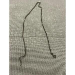 Lot a619 18.5 inch 925 sterling silver chain necklace